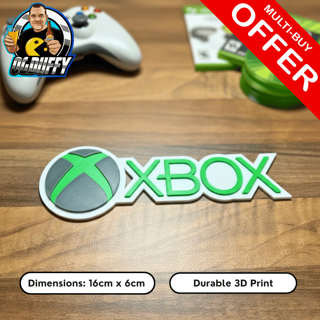 Xbox Signage XBox 360 – Retro Gaming Sign 16 cm | OGDuffy – OGDuffy